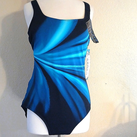 active spirit Other - BRAND NEW!!!! Secret Pocketz Vibrant blue size 16 swimsuit With Built In Bra